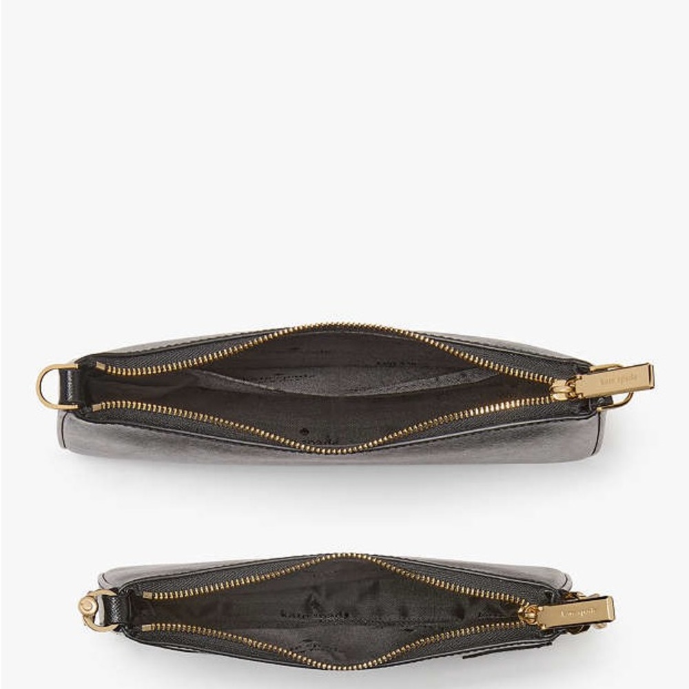 Kate Spade Black Crossbody Bag with Gold Accents - Picture 3 of 12